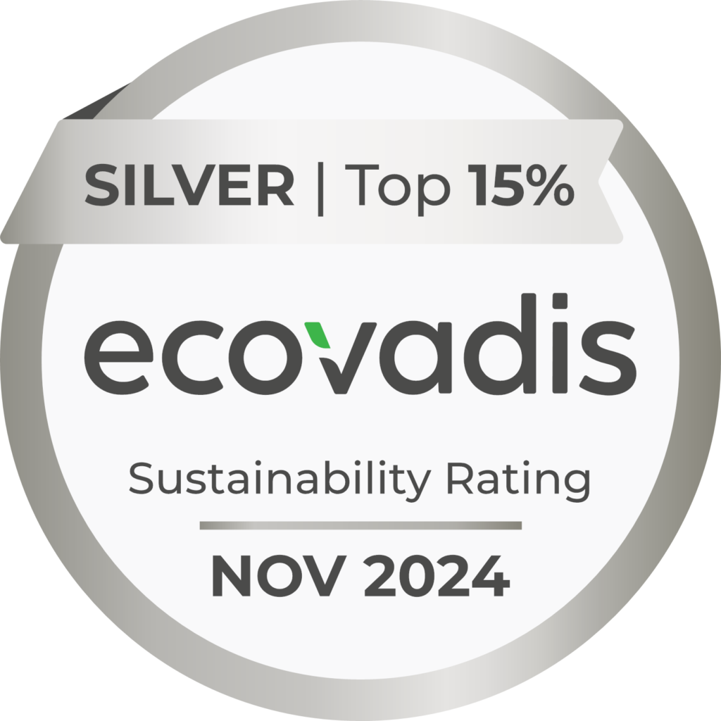 Ecovadis Silver award 2024 -2025